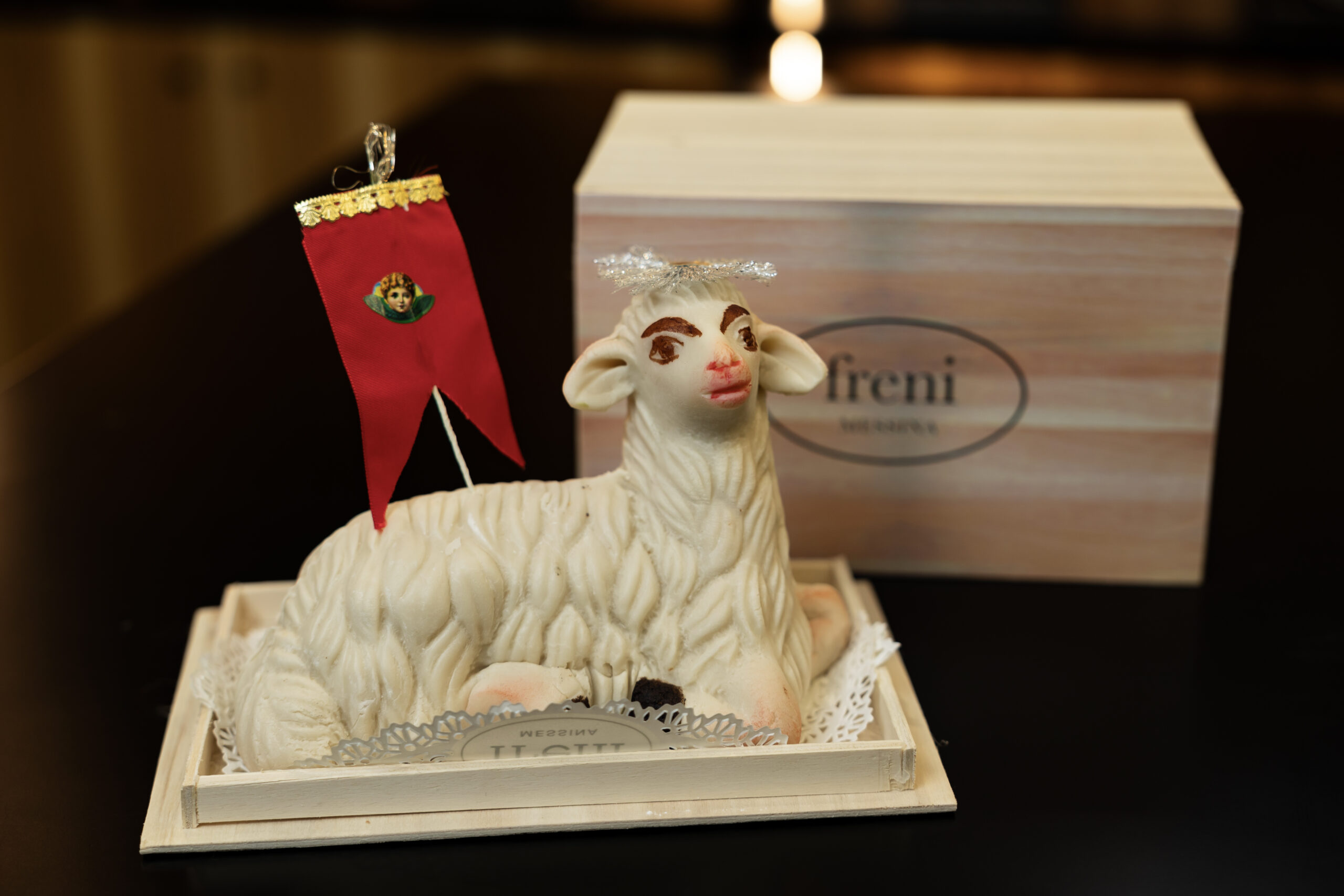 Agnello reale (ripieno torrone gelato)